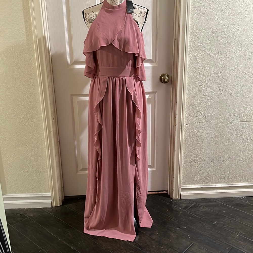 TFNC LONDON Bridesmaid dress high neck